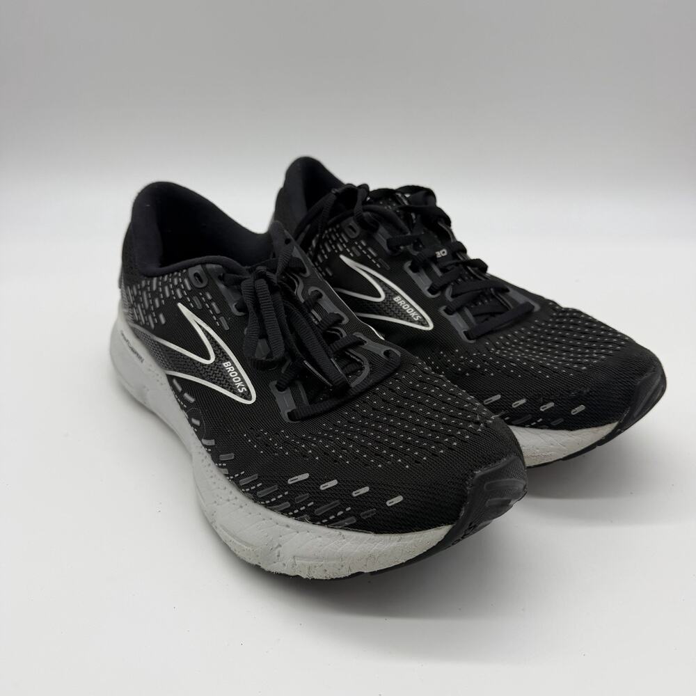 Brooks Mens Glycerin 20 1103821D059 Black Running Shoes Sneakers Size 9.5 D